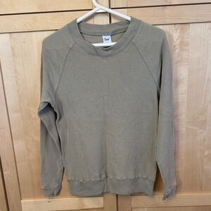 TNA Crewneck Sweater in Olive